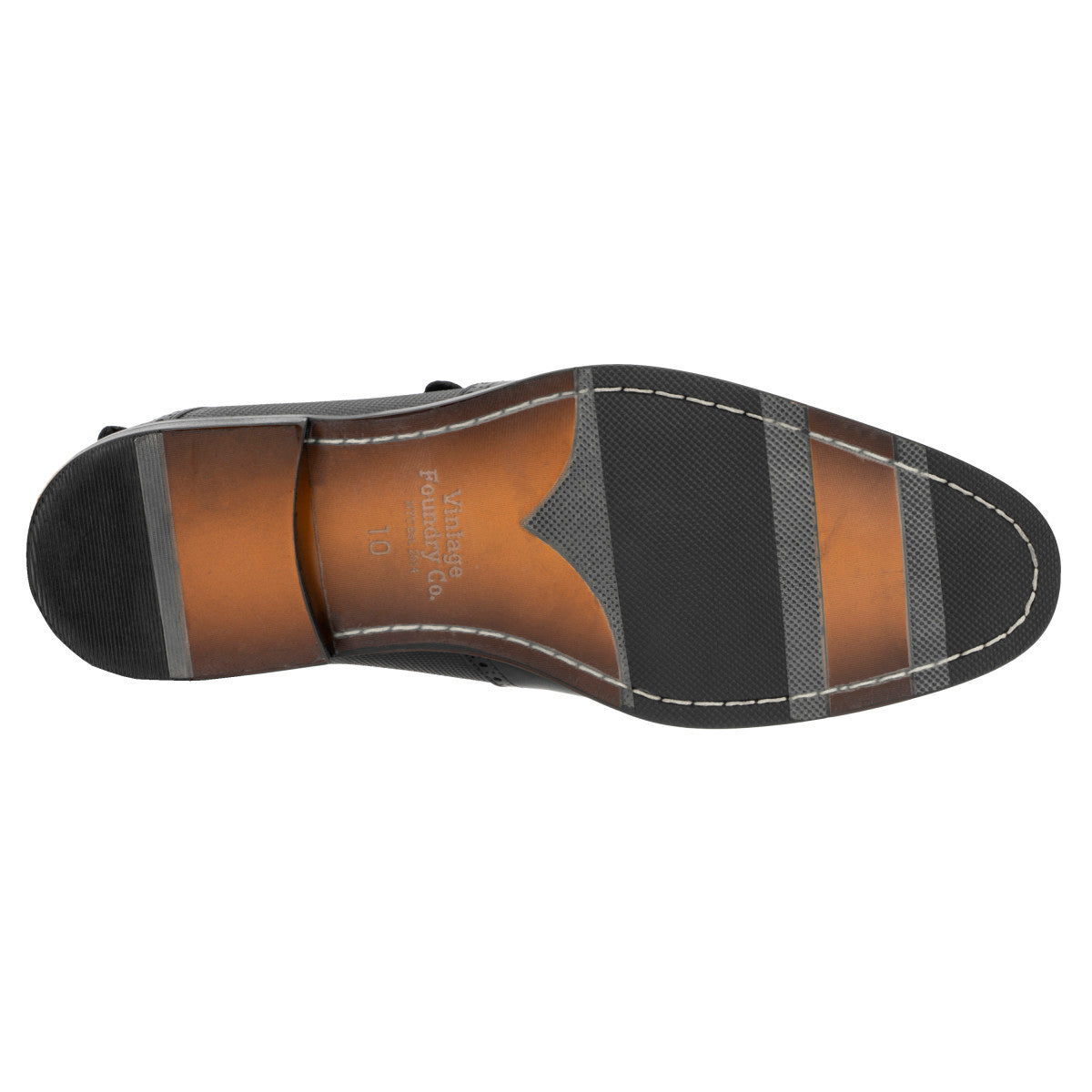  Vintage Foundry Co. Bolton Men's Monk Shoe - Black - Bonton