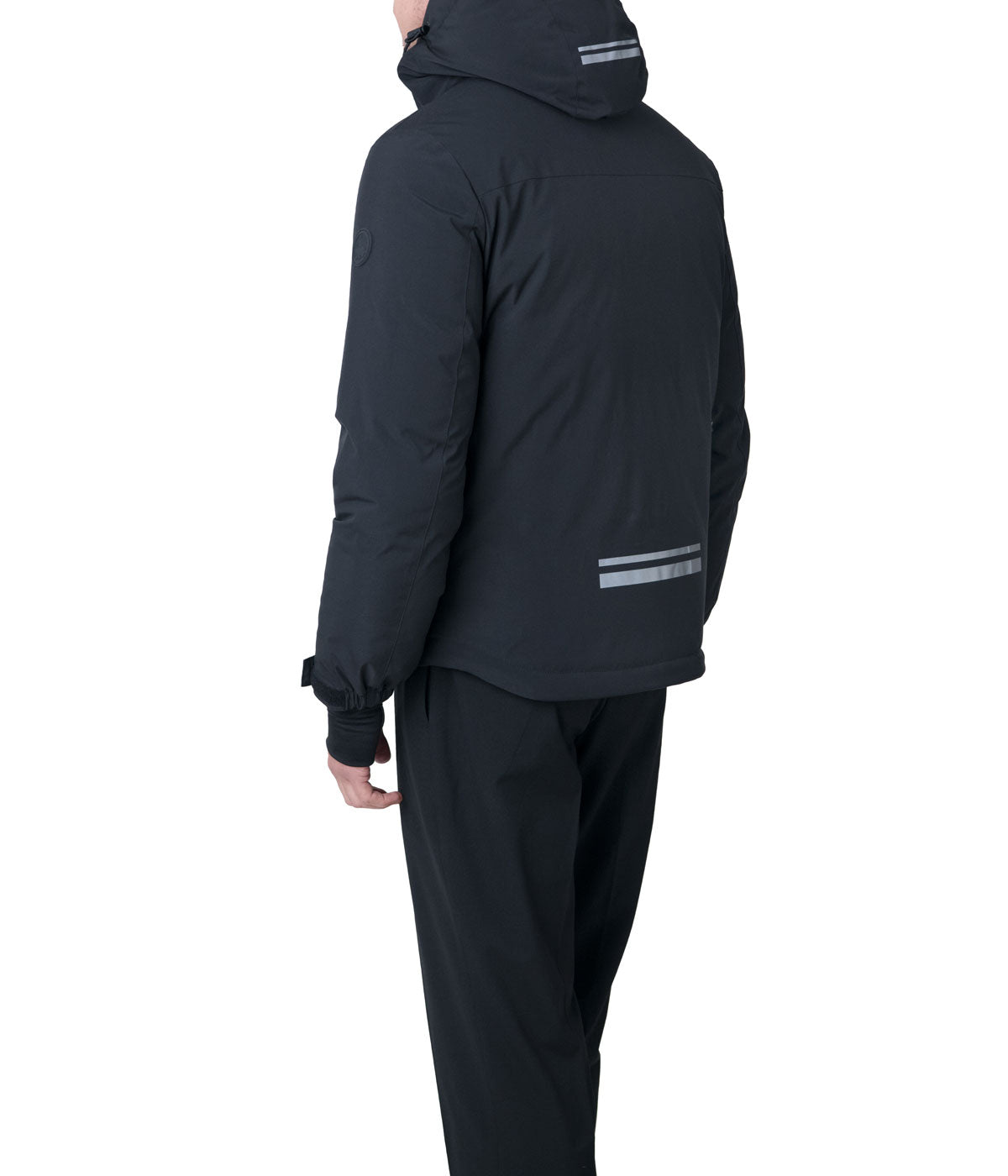 Norwalk 29" Recycled Polyester Blend Hooded Squall Black
