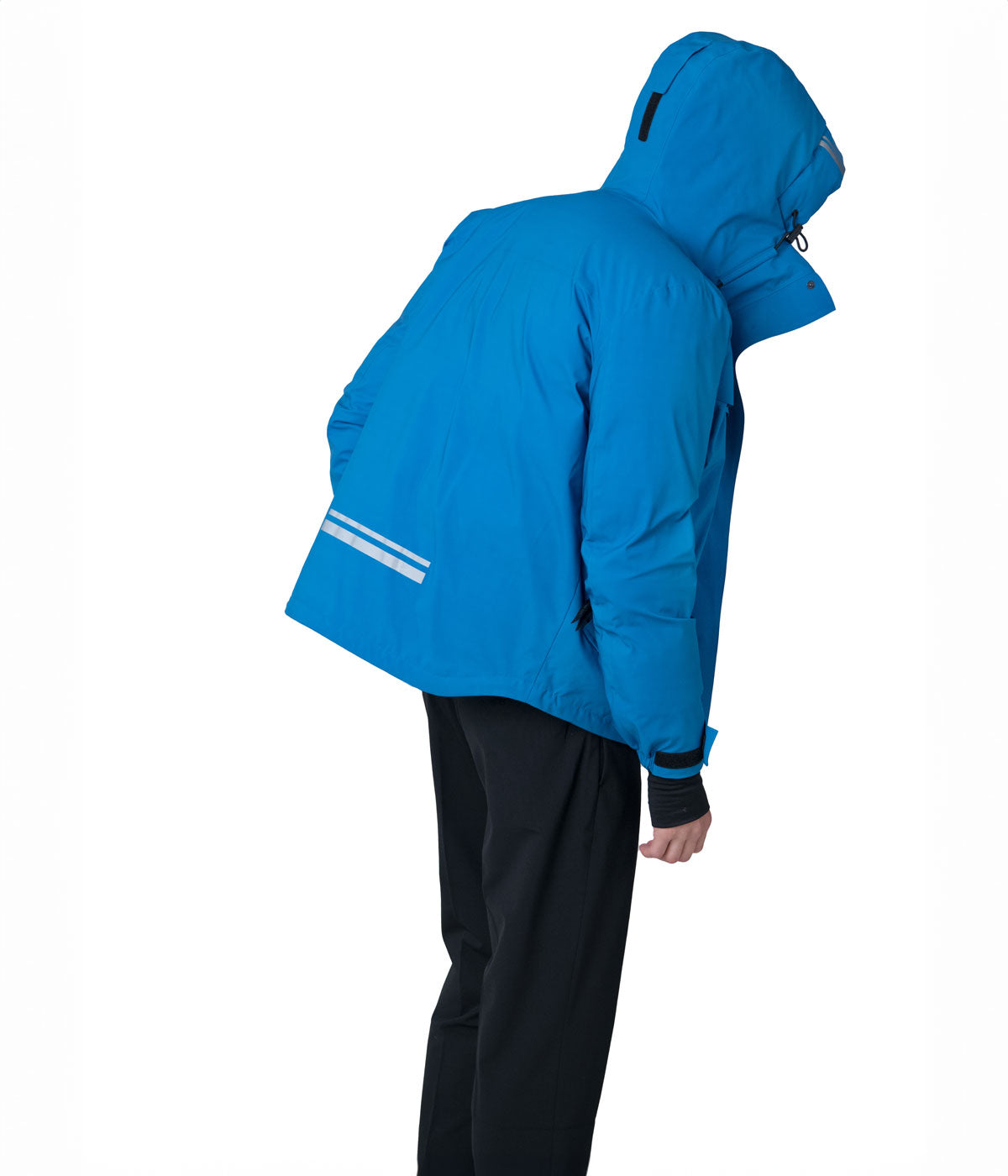 Norwalk 29" Recycled Polyester Blend Hooded Squall Mykonos Blue