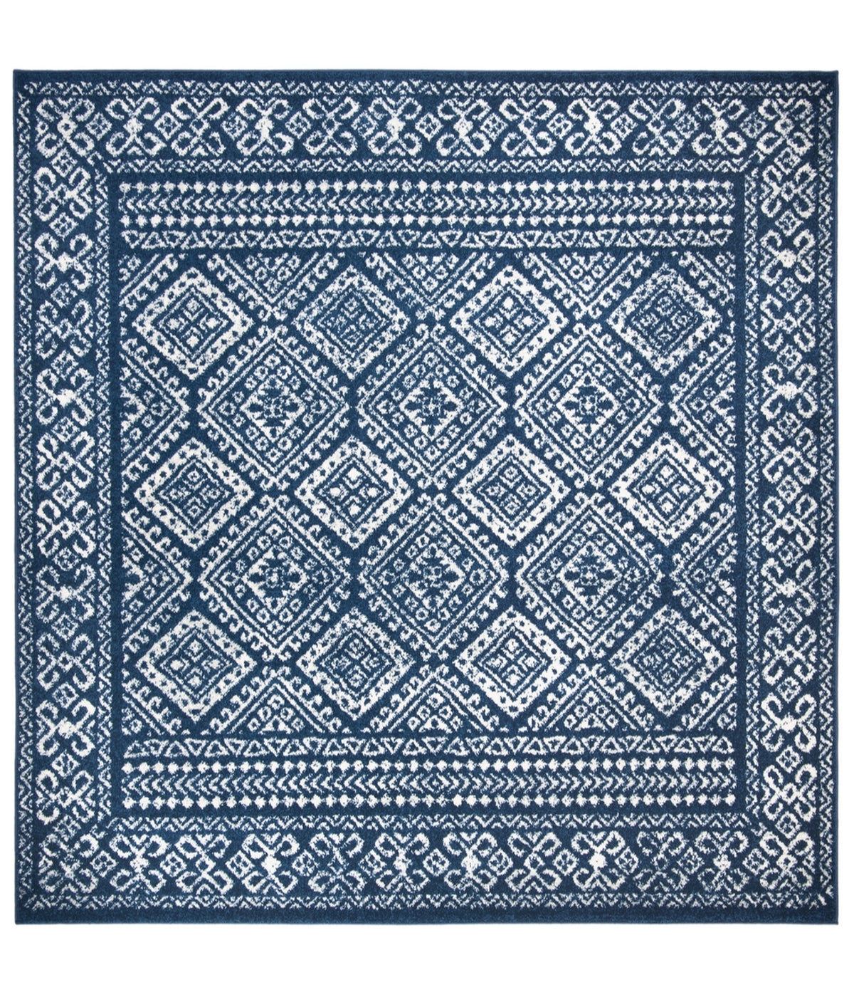  Safavieh Tulum 264 Navy/Ivory Rug - Navy/Ivory - Bonton