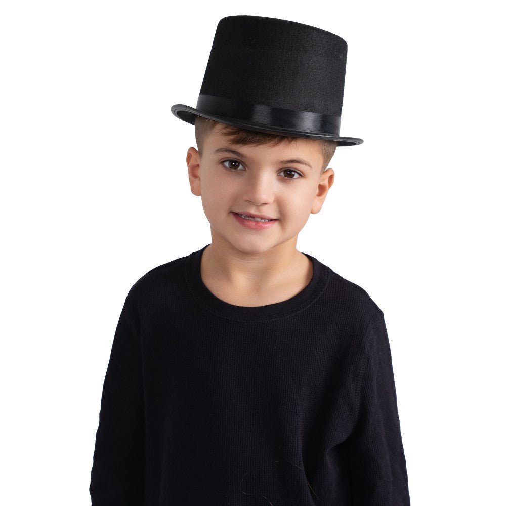  Dress Up America Tuxedo Top Hat - Kids by Dress Up America - Silver - Bonton