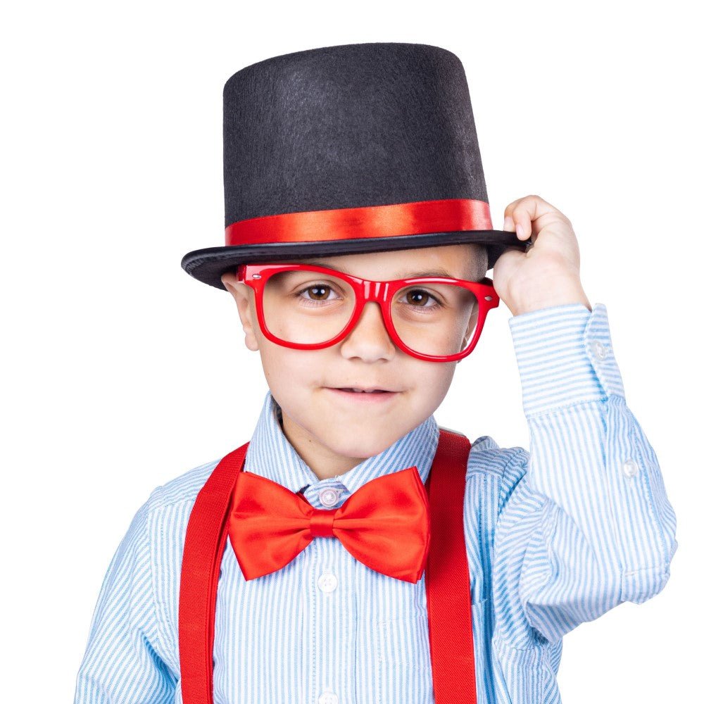  Dress Up America Tuxedo Top Hat - Kids by Dress Up America - Silver - Bonton