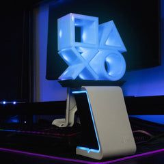 LED IKONS PlayStation Logo Charging Phone & Controller Stand