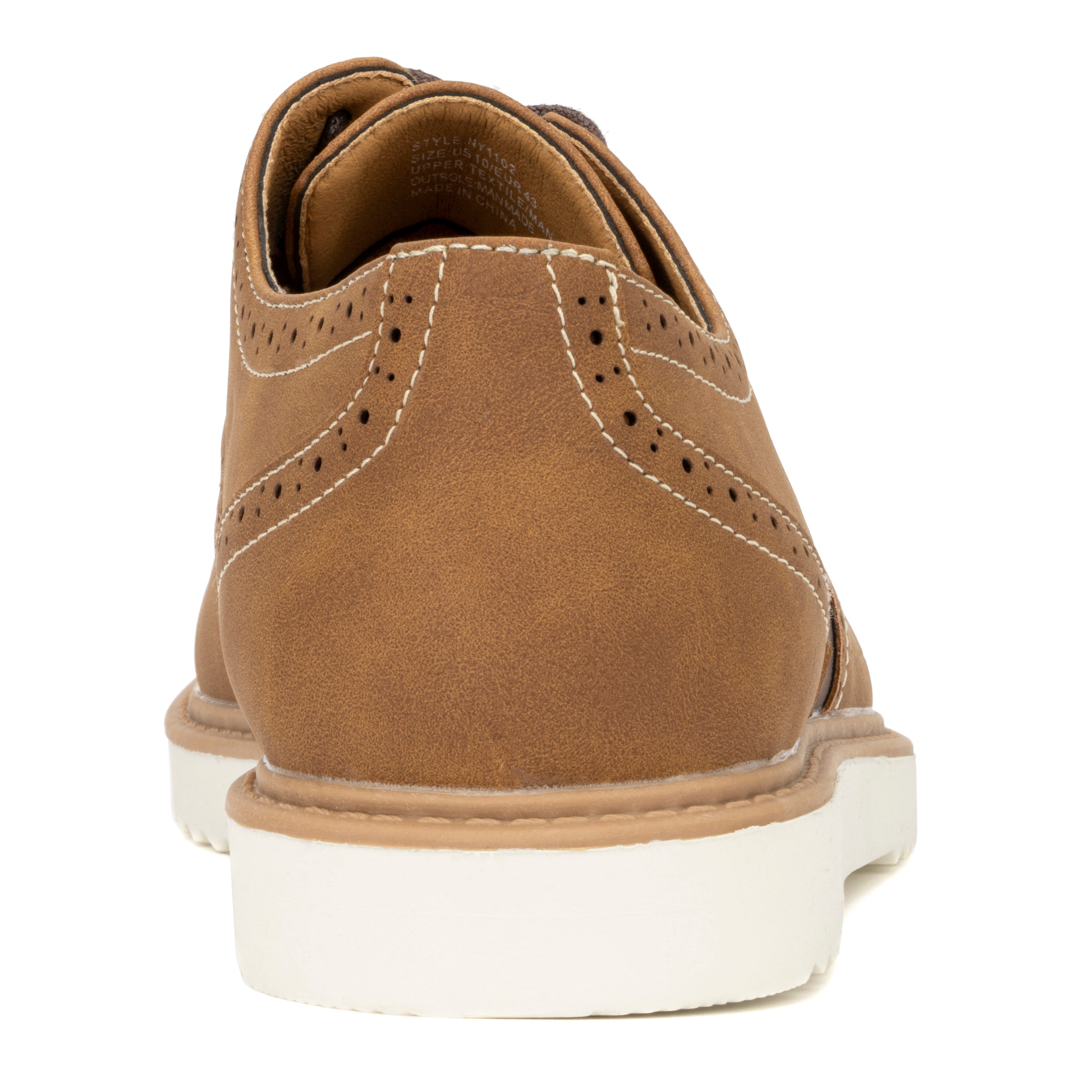  New York & Company Men's Tyler Wingtip Oxford - Brown - Bonton