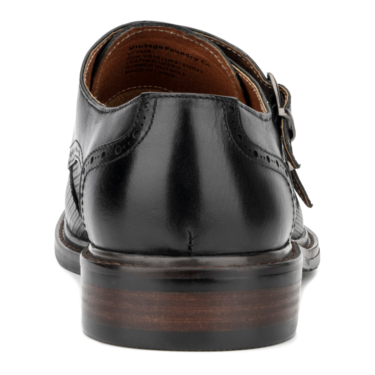  Vintage Foundry Co. Men's Morgan Monk Strap - Black - Bonton