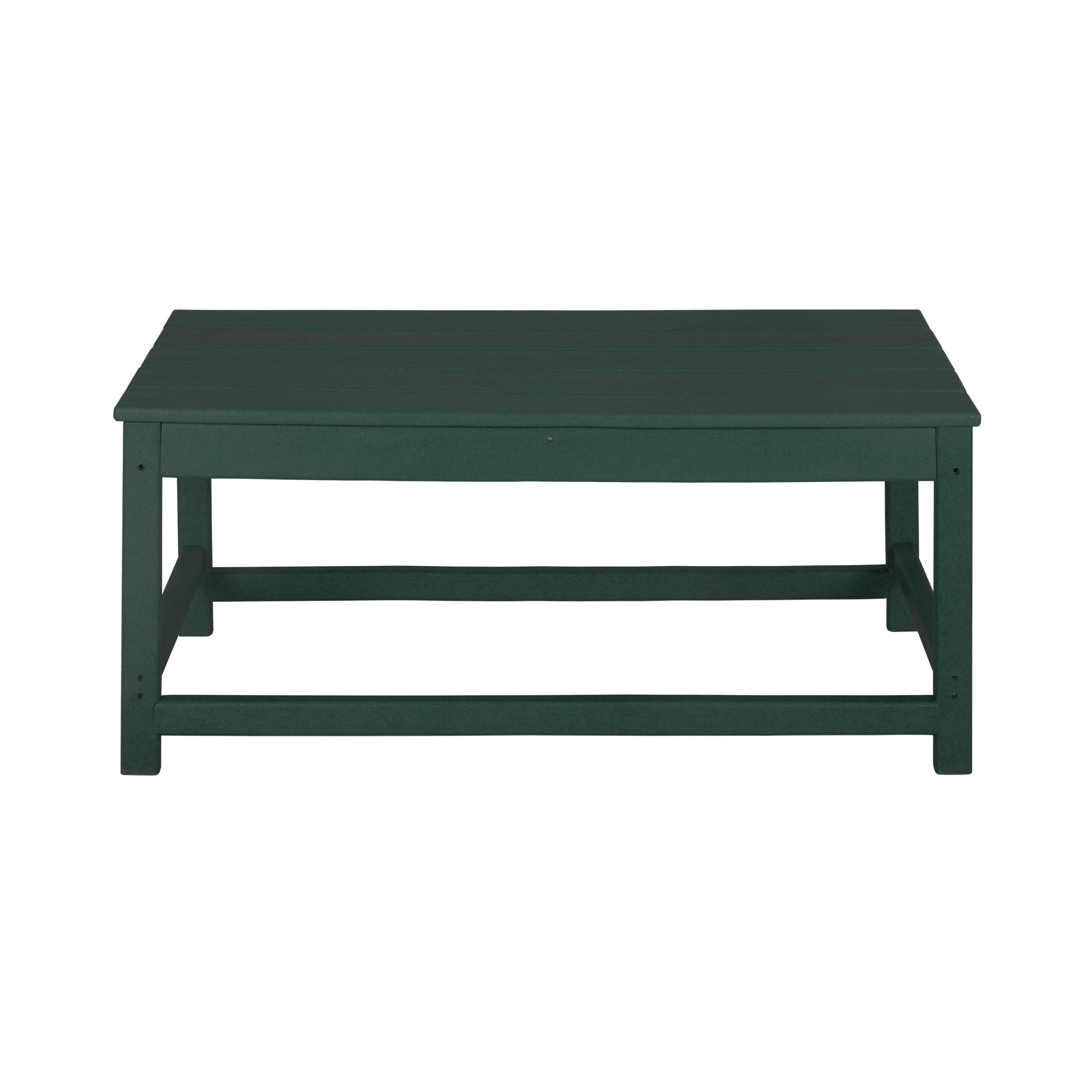  Westin Furniture Outdoor Patio Classic Adirondack Coffee Table - Black - Bonton