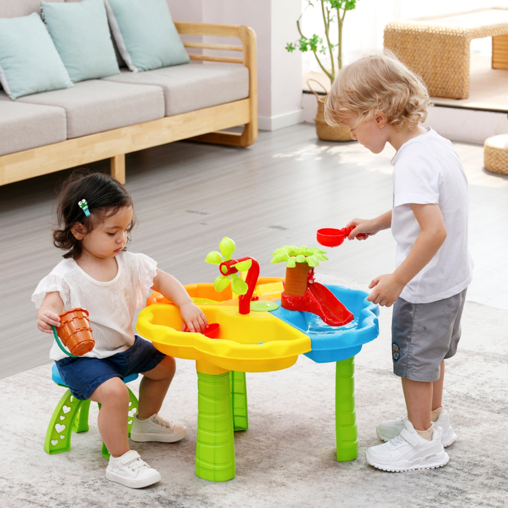 Trimate Toddler Sensory Sand and Water Table W Chair