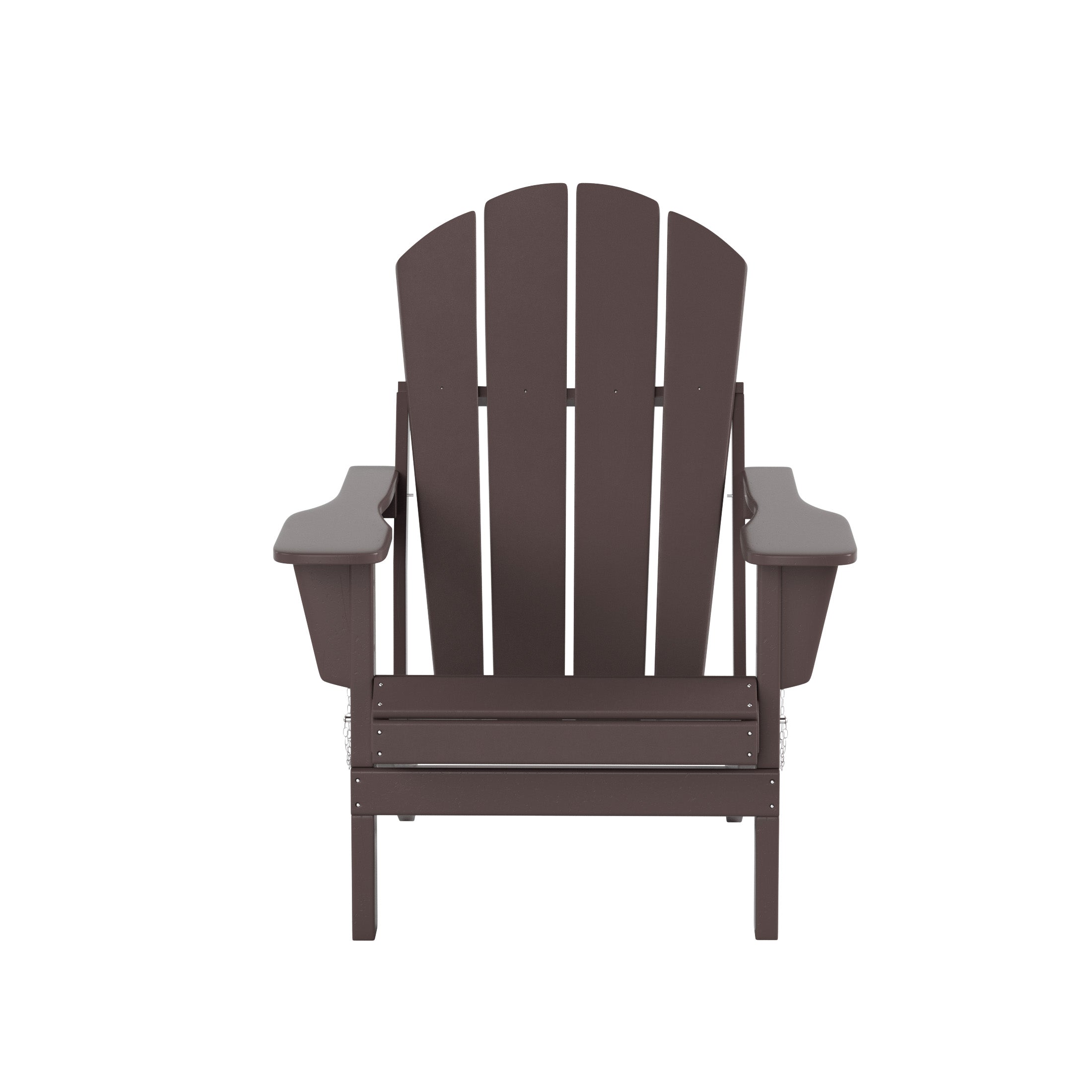  Westin Furniture Outdoor Folding Poly Adirondack Chair - Pacific Blue - Bonton