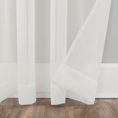 Moulton Voile Sheer Rod Pocket Curtain Panel