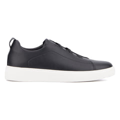 Men's Marco Low Top Sneakers-BLACK-9.5-4