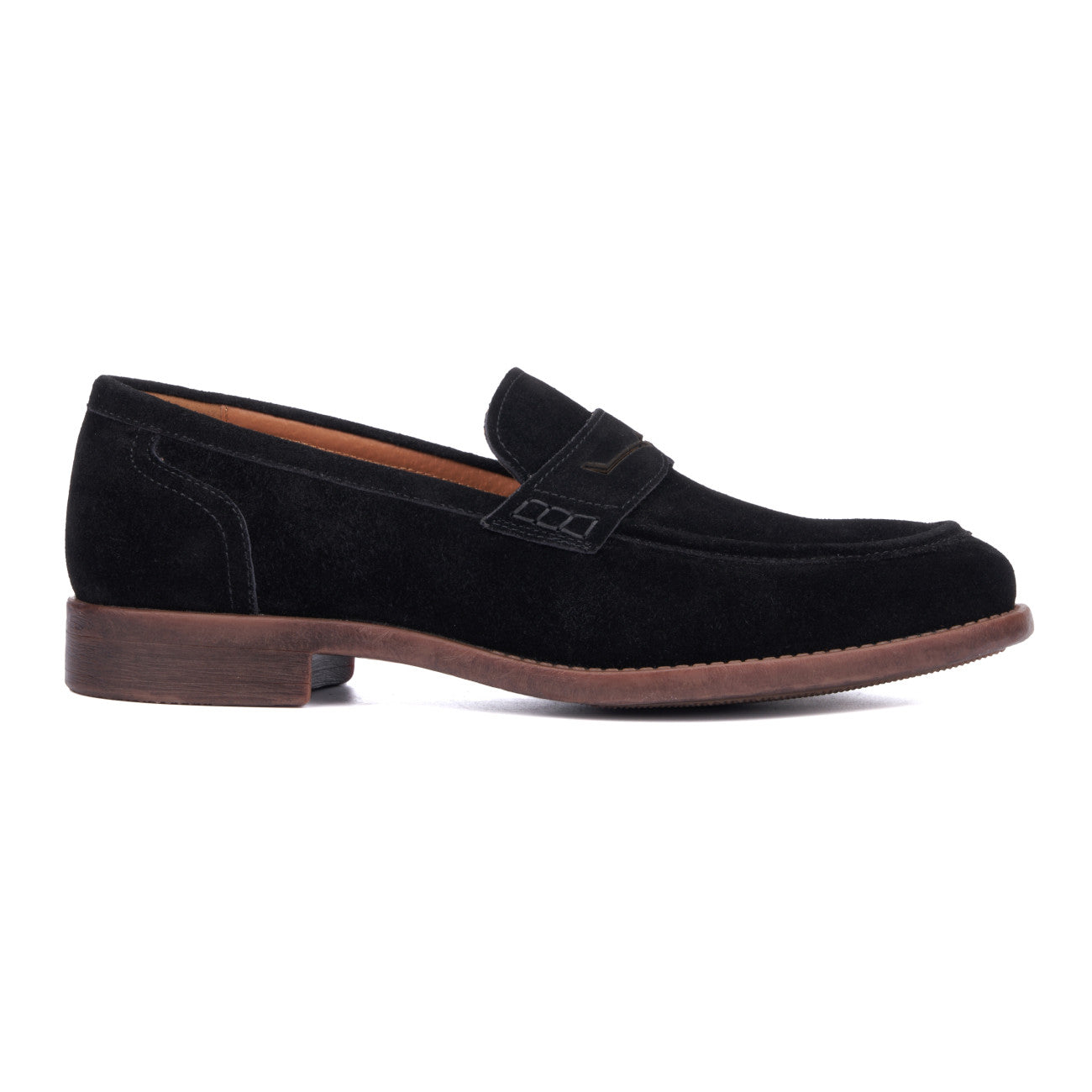  Vintage Foundry Co. Vintage Foundry Co. Men's Harry Suede Dress Loafers - BLACK - Bonton