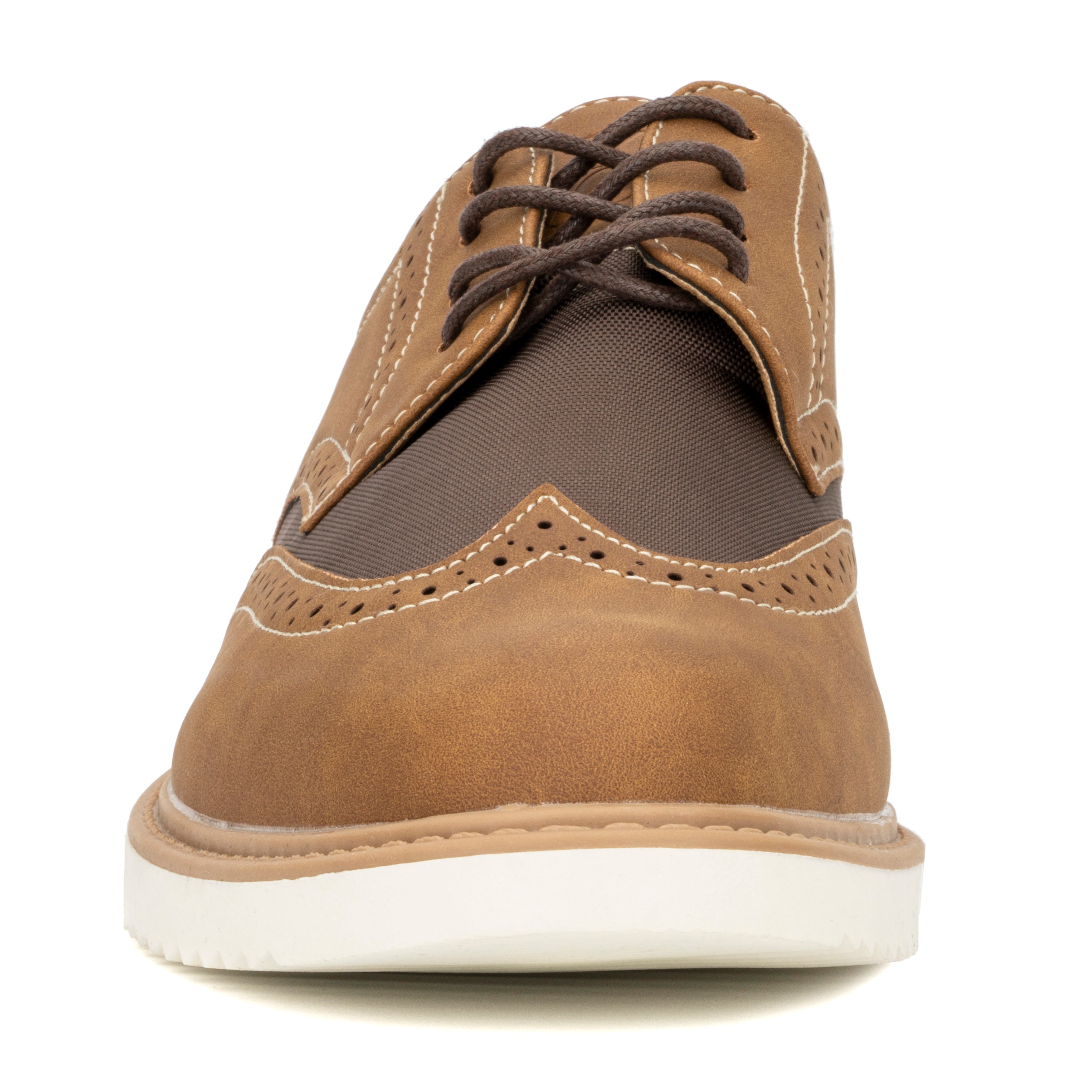  New York & Company Men's Tyler Wingtip Oxford - Brown - Bonton