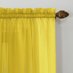 Circe Voile Sheer Rod Pocket Curtain Panel