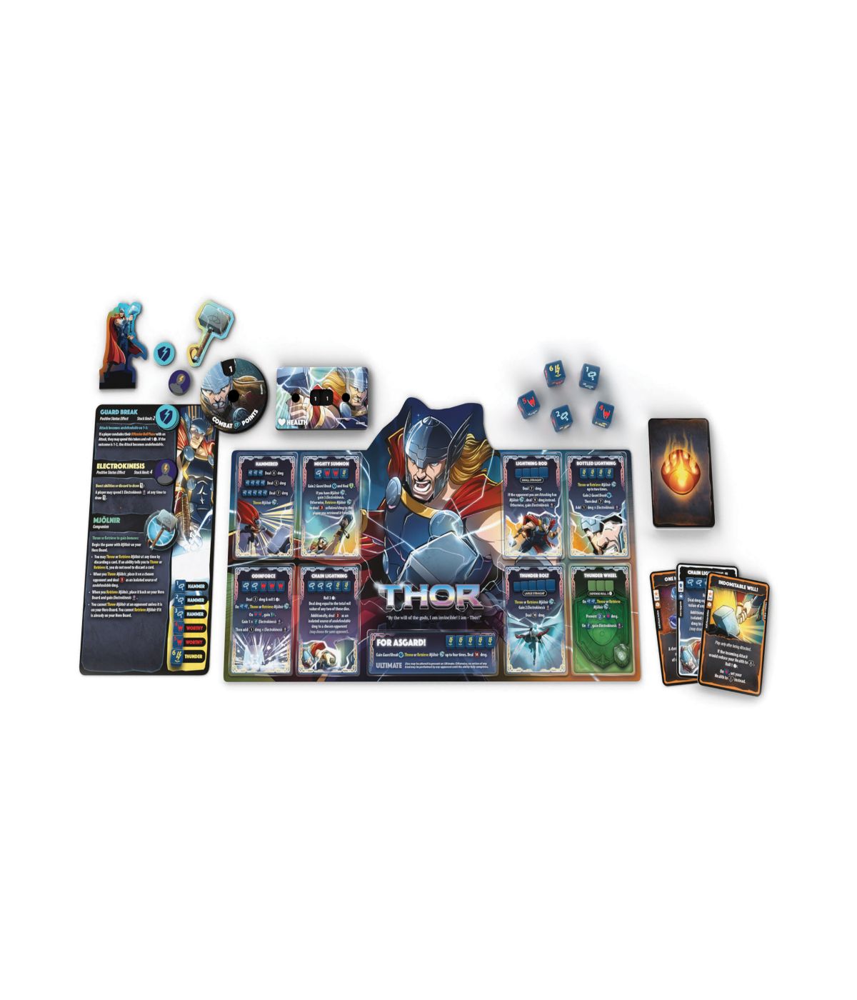  Marvel Dice Throne 4-Hero Box: Scarlet Witch, Thor, Loki, Spider-Man Multi - Multi - Bonton