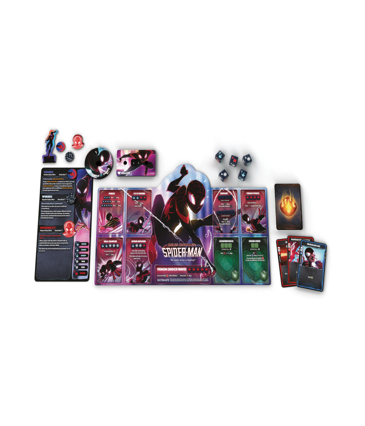  Marvel Dice Throne 4-Hero Box: Scarlet Witch, Thor, Loki, Spider-Man Multi - Multi - Bonton