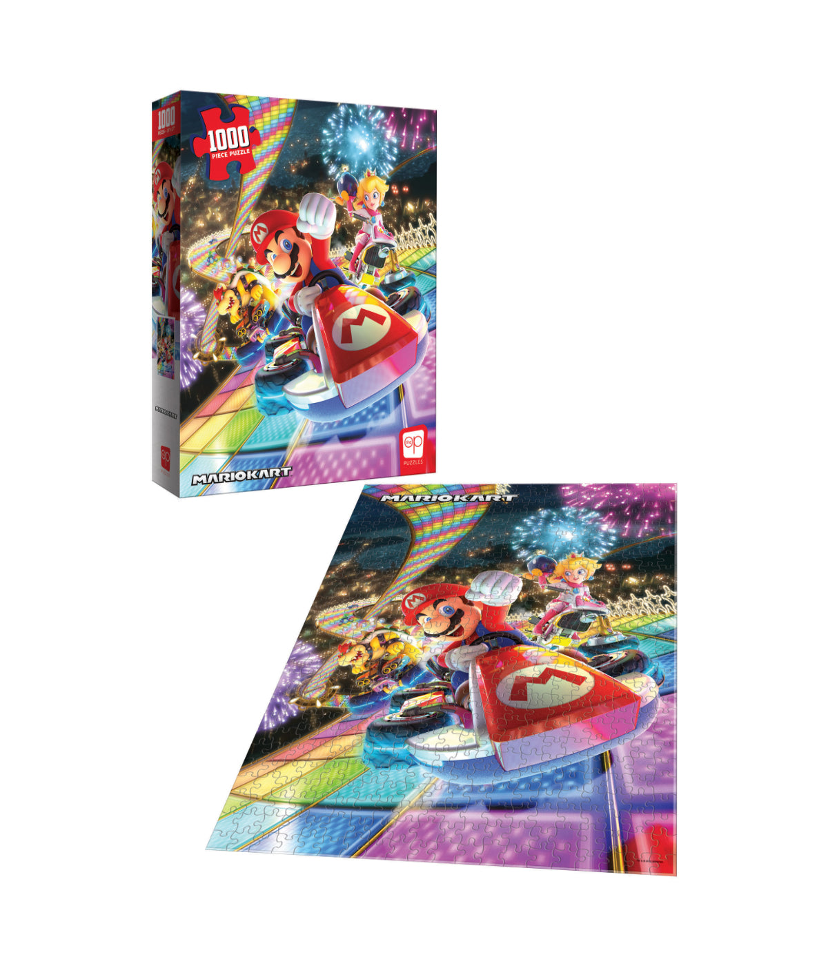 Nintendo Mario Kart Rainbow Road Puzzle: 1000 Pcs Multi