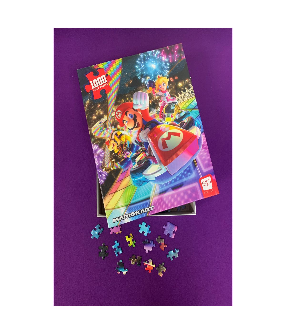 Nintendo Mario Kart Rainbow Road Puzzle: 1000 Pcs Multi