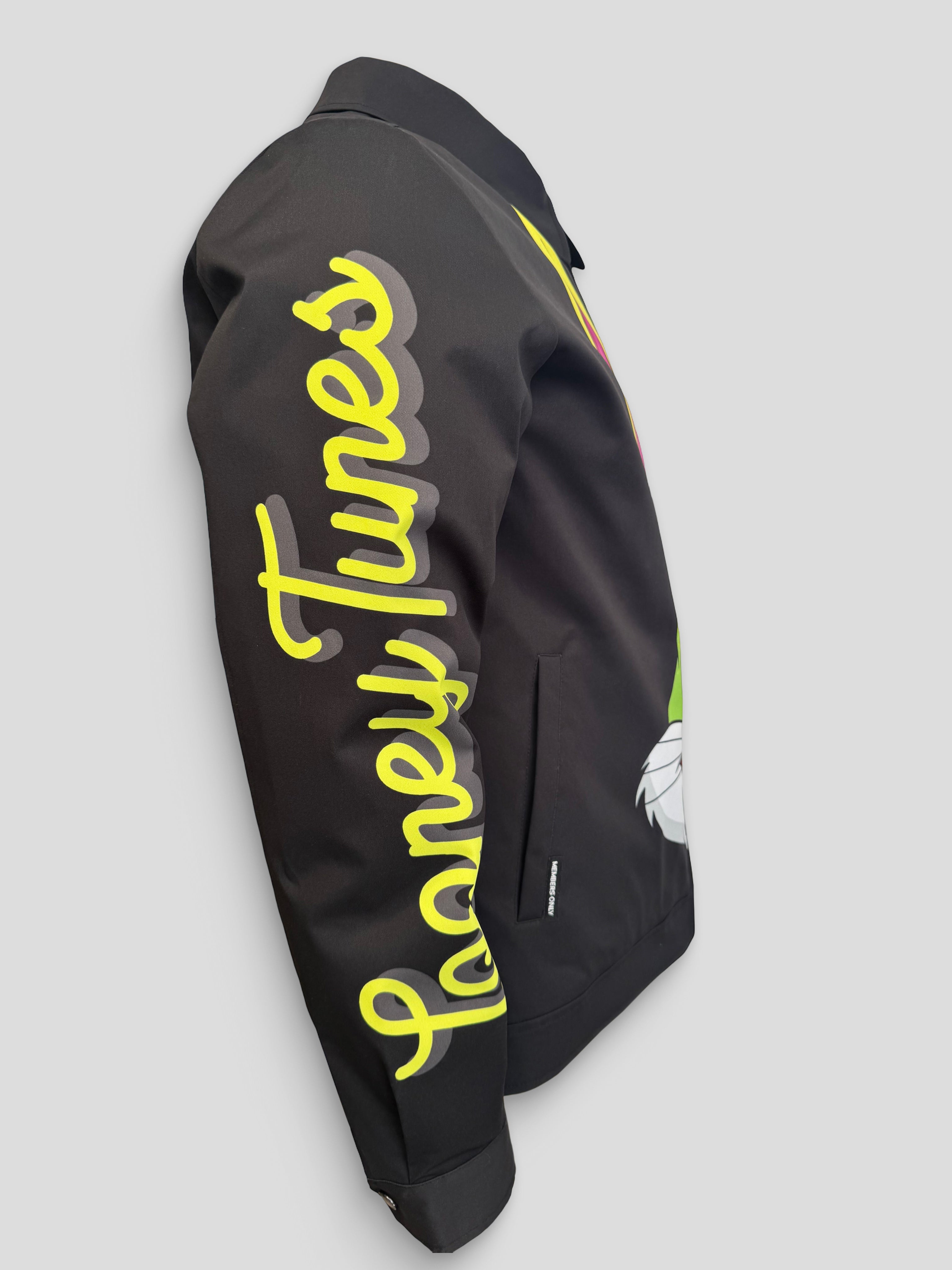  Members Only Looney Tunes Poly Mechanical Stretch Twill Jacket - BLACK - Bonton