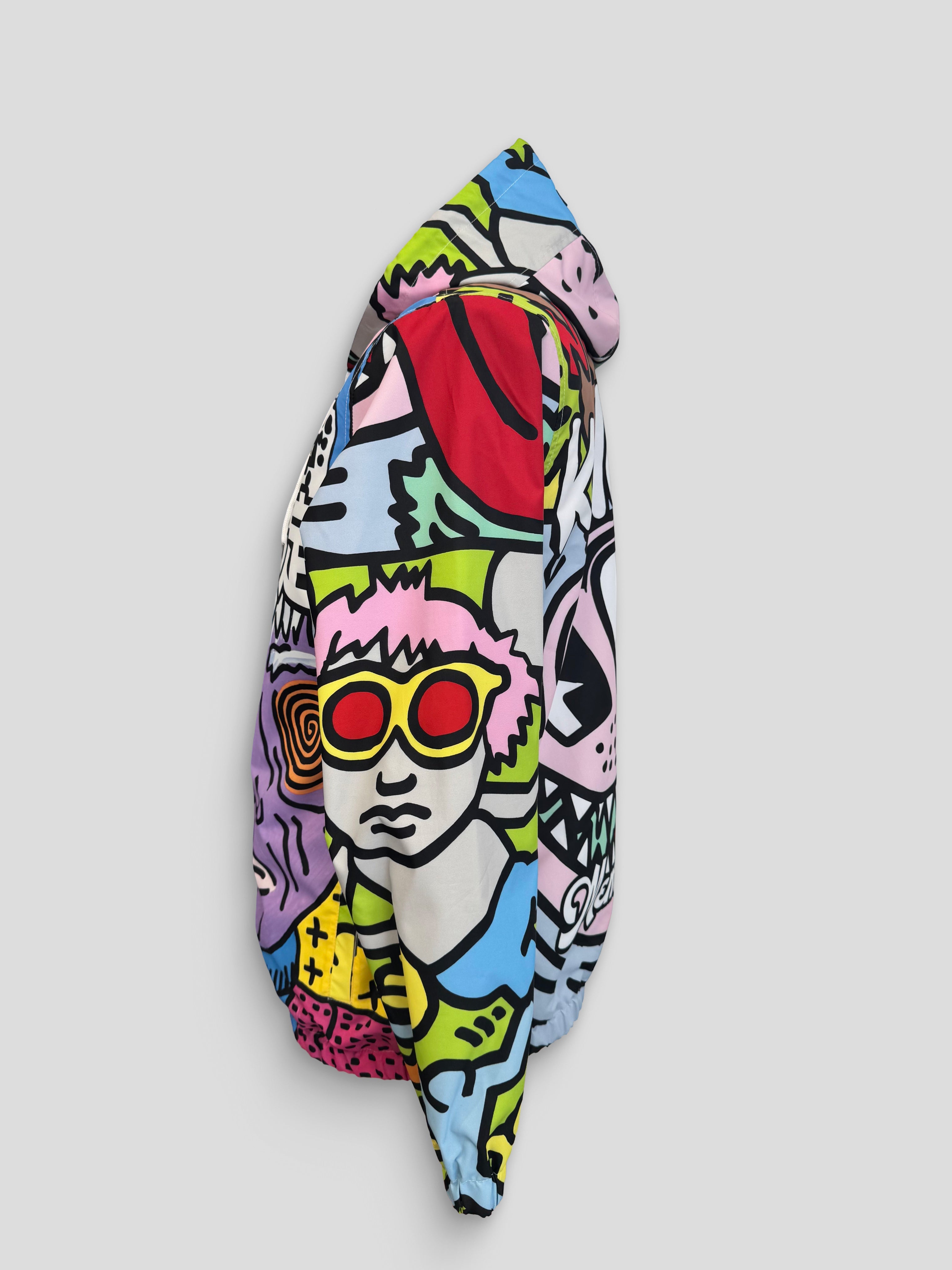  Members Only Keith Haring Varsity Jacket - MULTI - Bonton