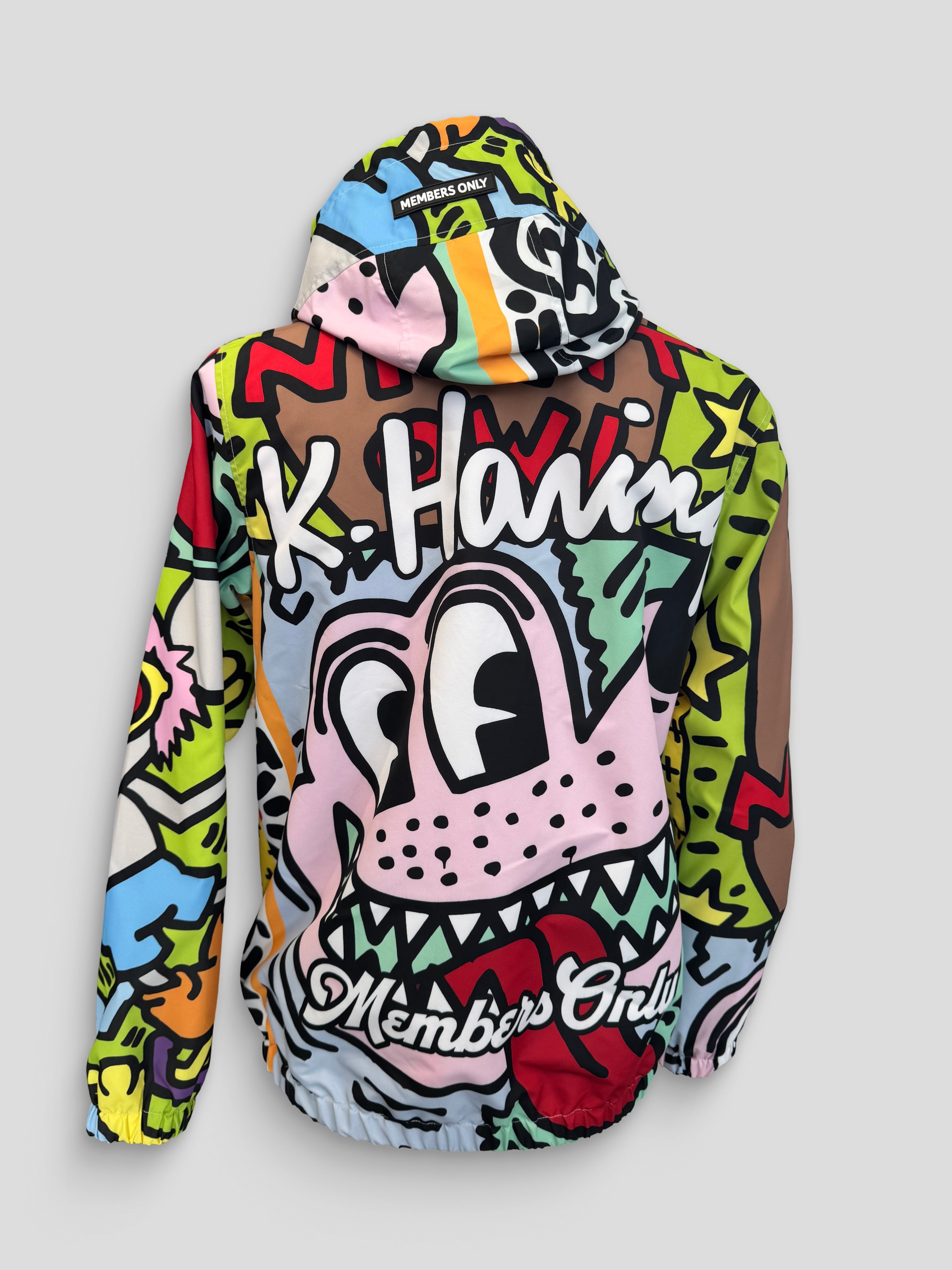  Members Only Keith Haring Varsity Jacket - MULTI - Bonton
