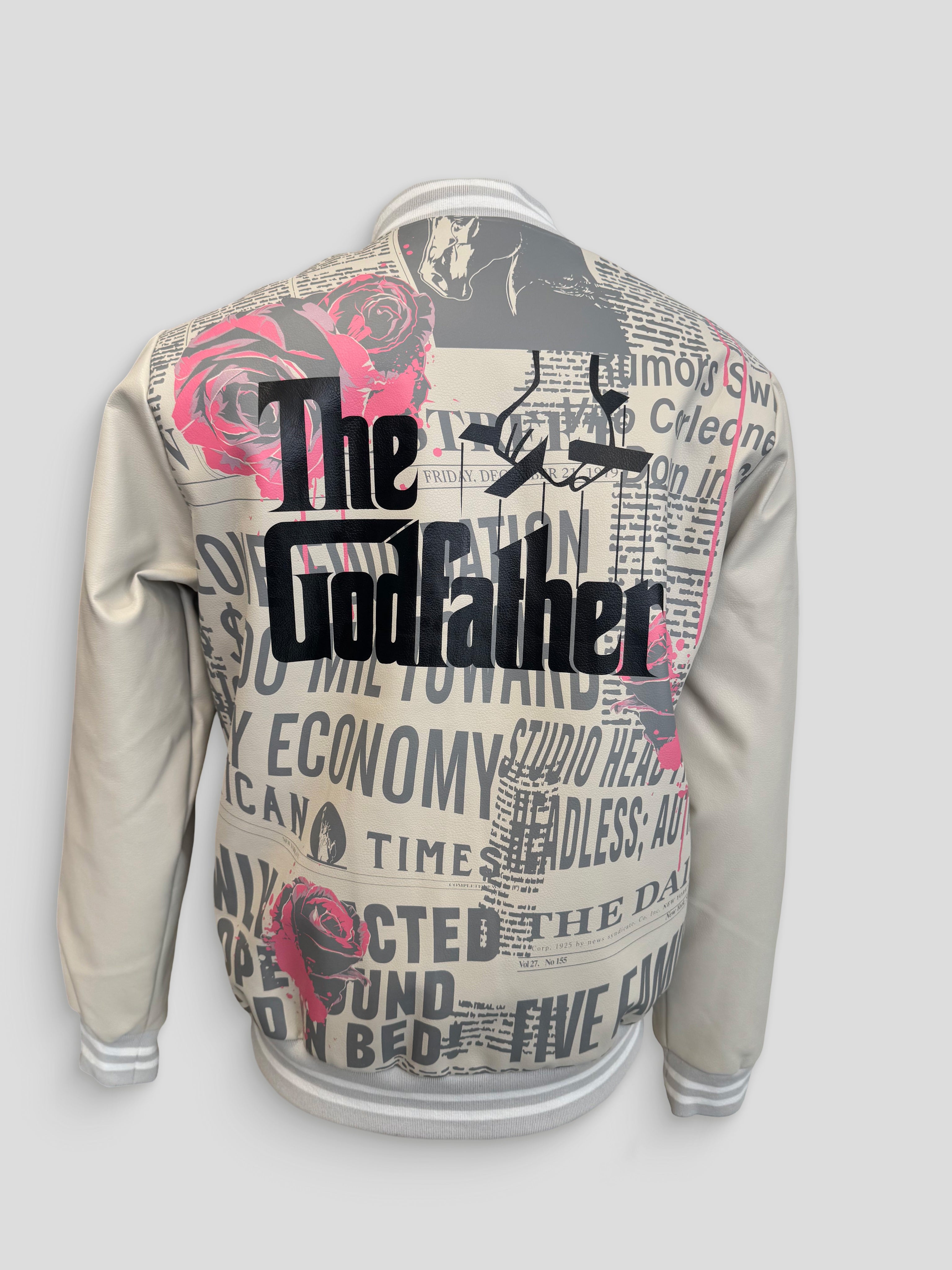  Members Only Godfather PU Jacket - GREY - Bonton