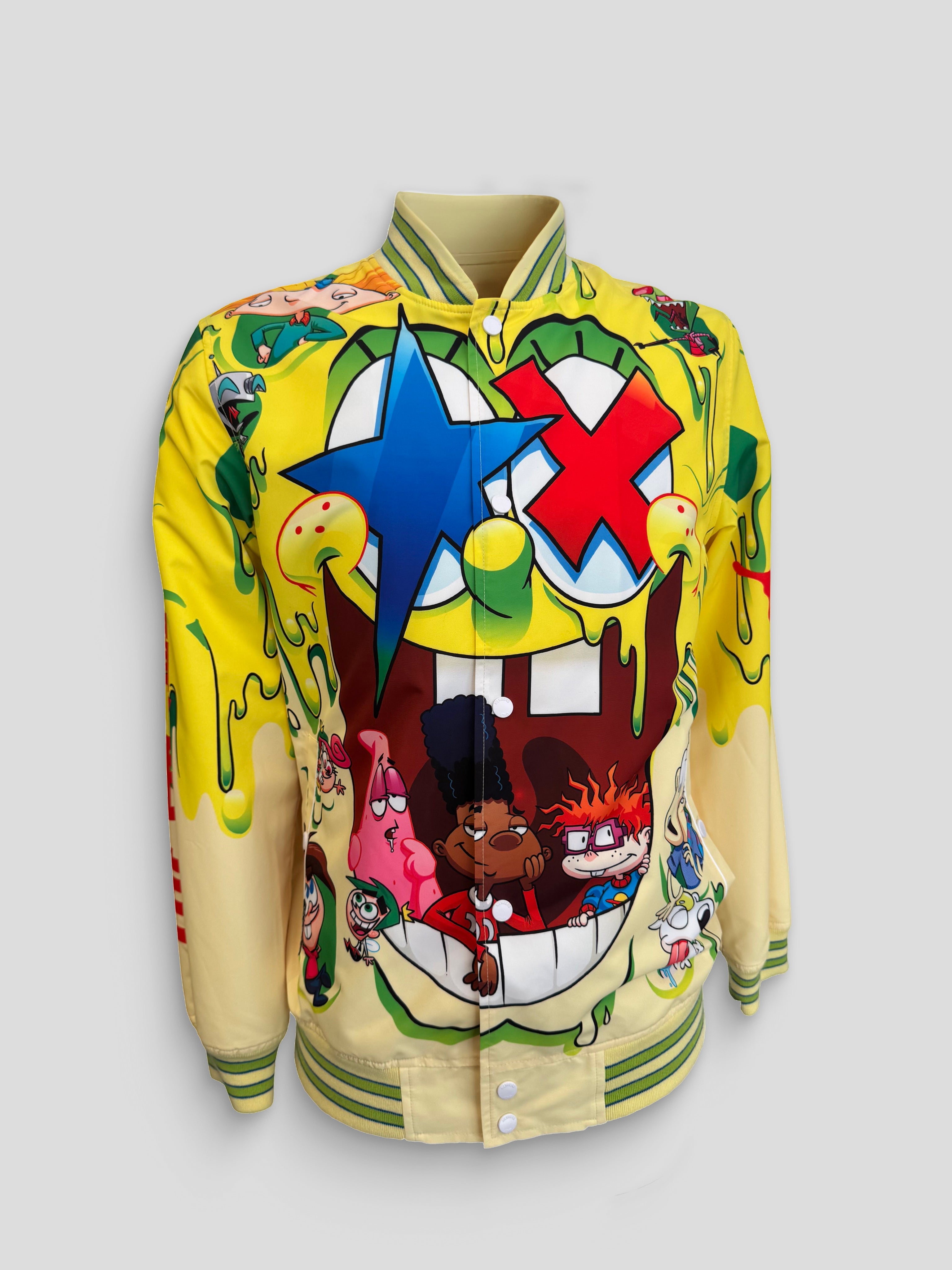  Members Only Spongebob Lightweight Bomber - YELLOW - Bonton