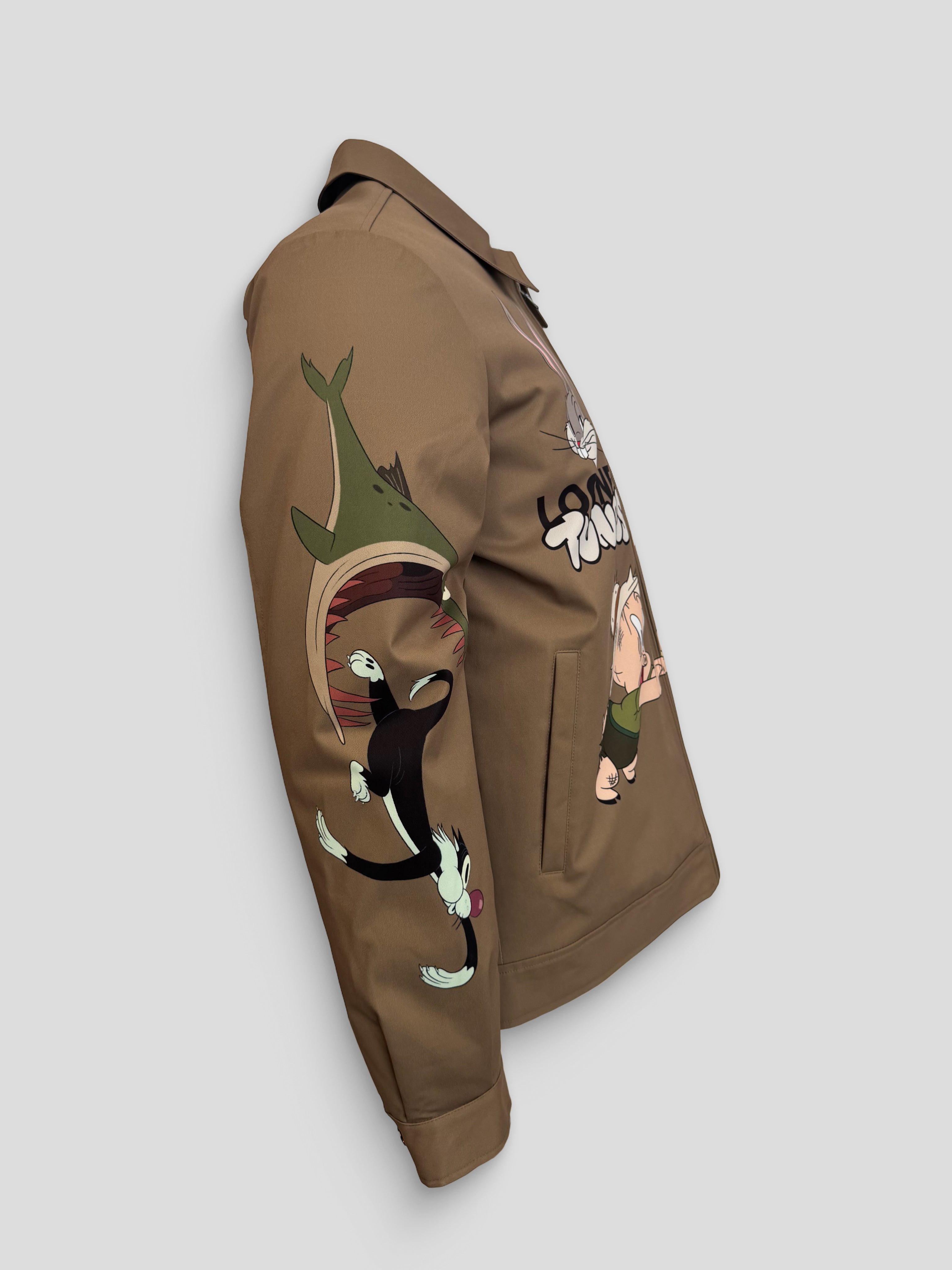  Members Only Looney Tunes Poly Mechanical Stretch Twill Jacket - KHAKI - Bonton