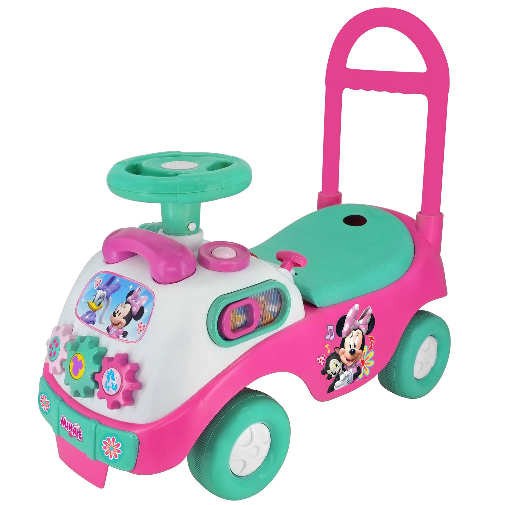  Kiddieland Kiddieland: My First Activity Ride-On - Minnie Gears -Lights & Sounds Disney Foot To Floor Vehicle, Interactive Piano Keys Dashboard, Toddlers 18-36mo - Multi - Bonton