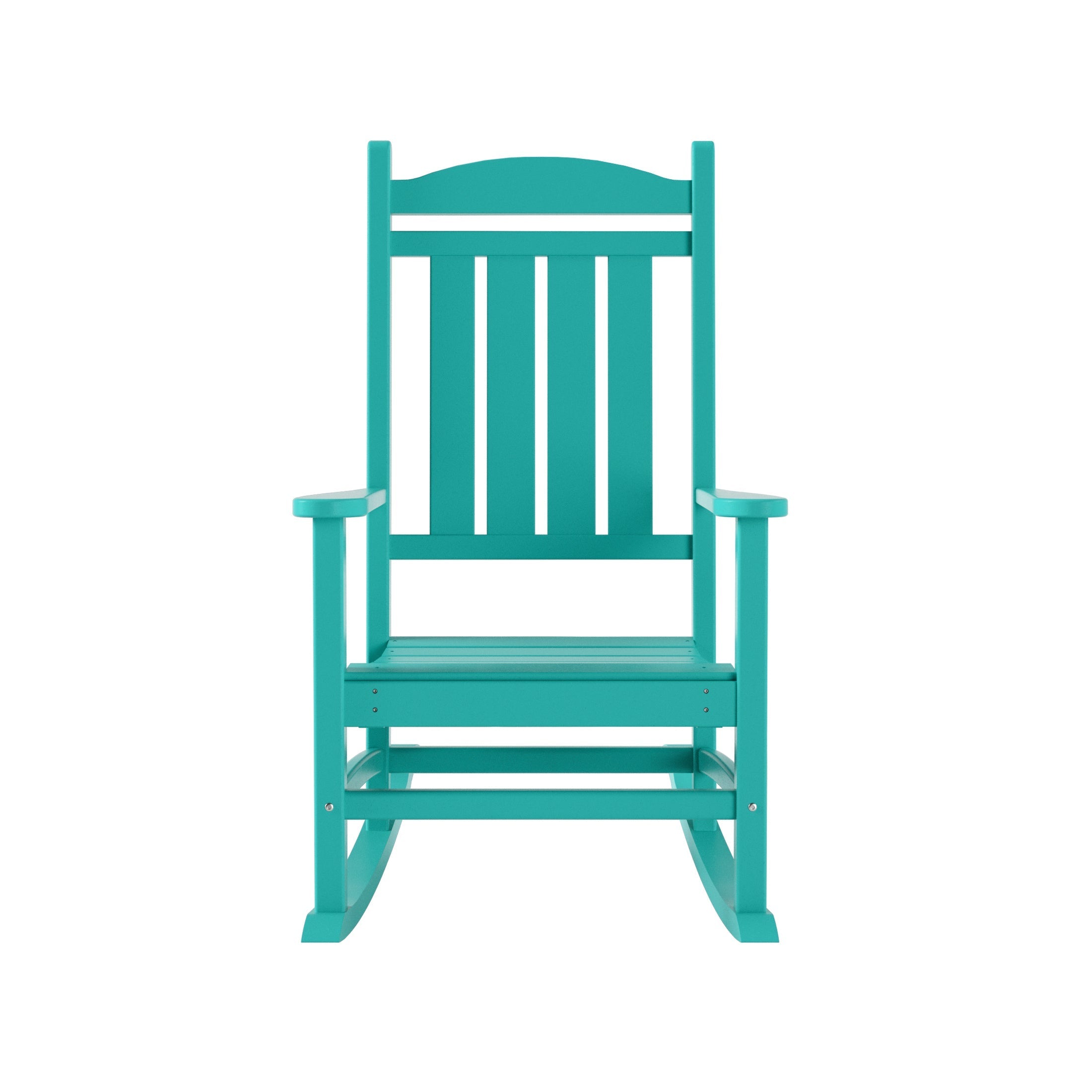  Westin Furniture Laguna Classic Porch Rocking Chair - Turquoise - Bonton