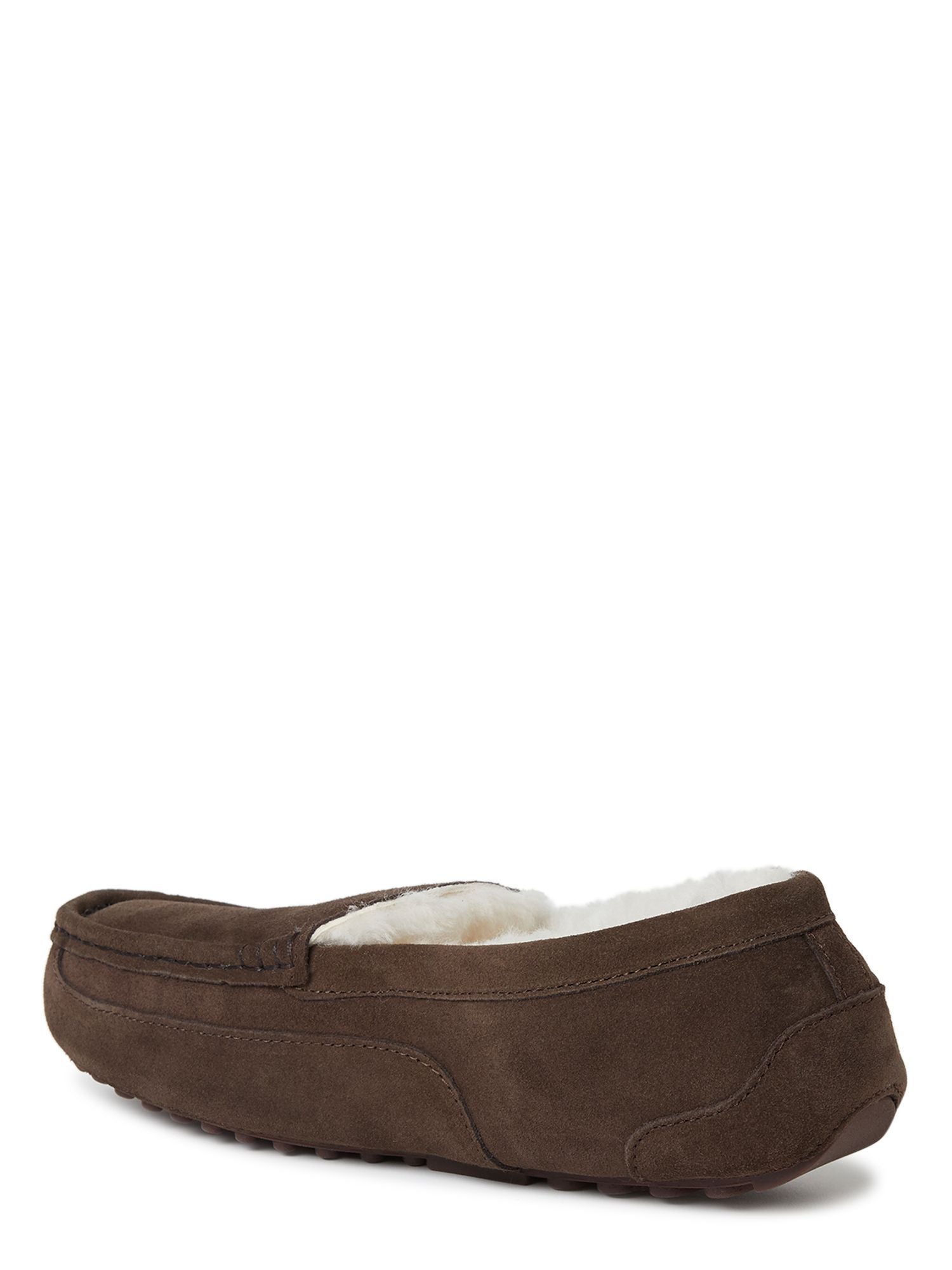  Dearfoams Fireside by Men's Melbourne Shearling Indoor/Outdoor Moccasin Slipper - Brown - Bonton