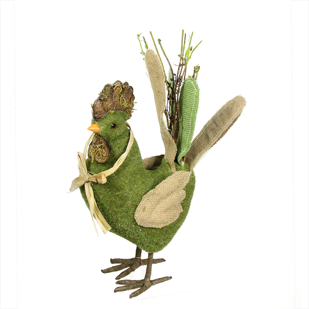  Northlight Standing Spring Foliage Chicken Figure - 15