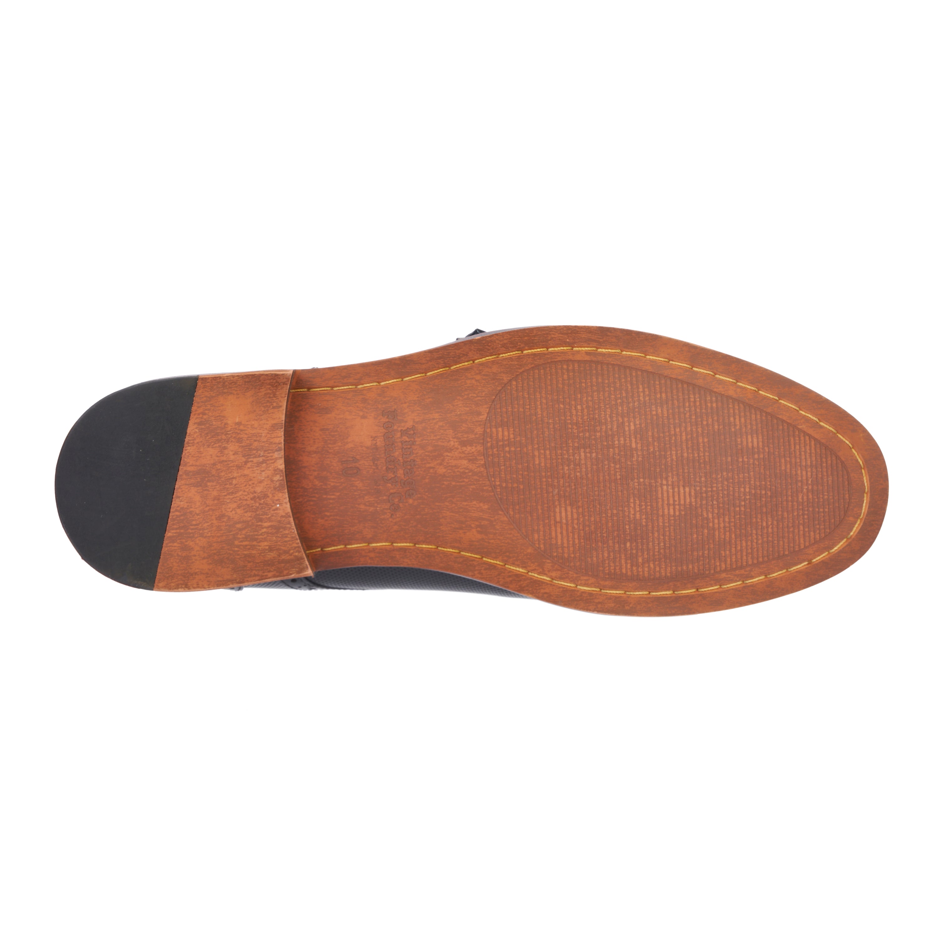  Vintage Foundry Co. Men's Morgan Dress Monk Strap - Black - Bonton