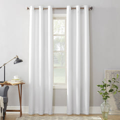 Malin Casual Textured Semi-Sheer Grommet Curtain Panel