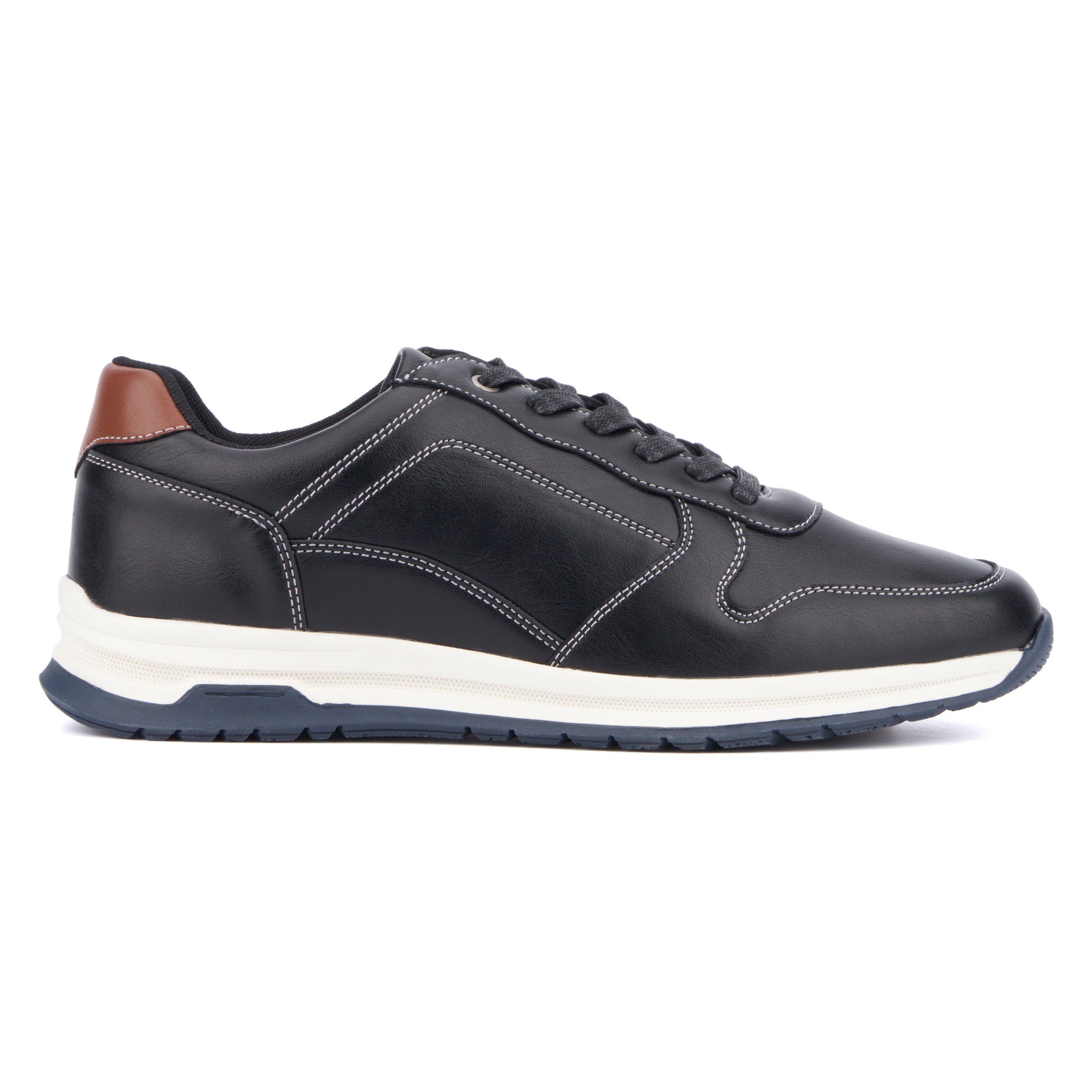  New York & Company Men's Haskel Low Top Sneakers - Black - Bonton