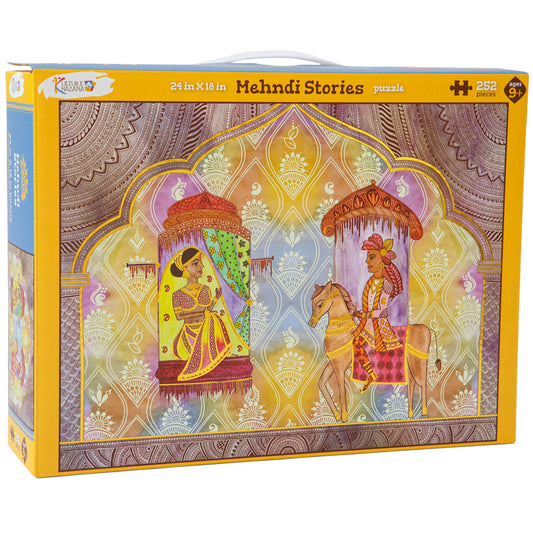 Mehndi Stories Henna Jigsaw Puzzle, 252 Pieces