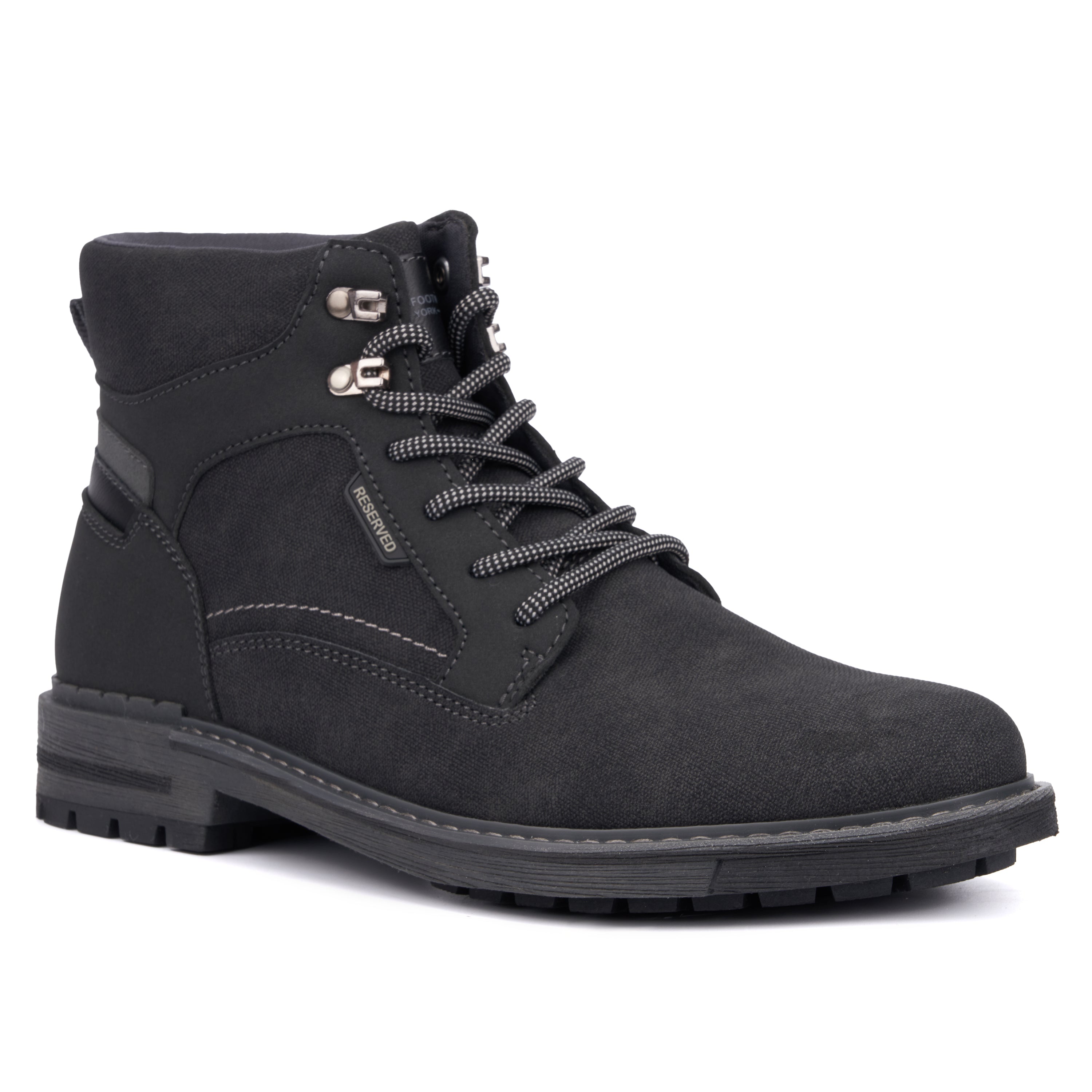  Reserved Footwear New York Men's Lloyd Ankle Boots - Black - Bonton