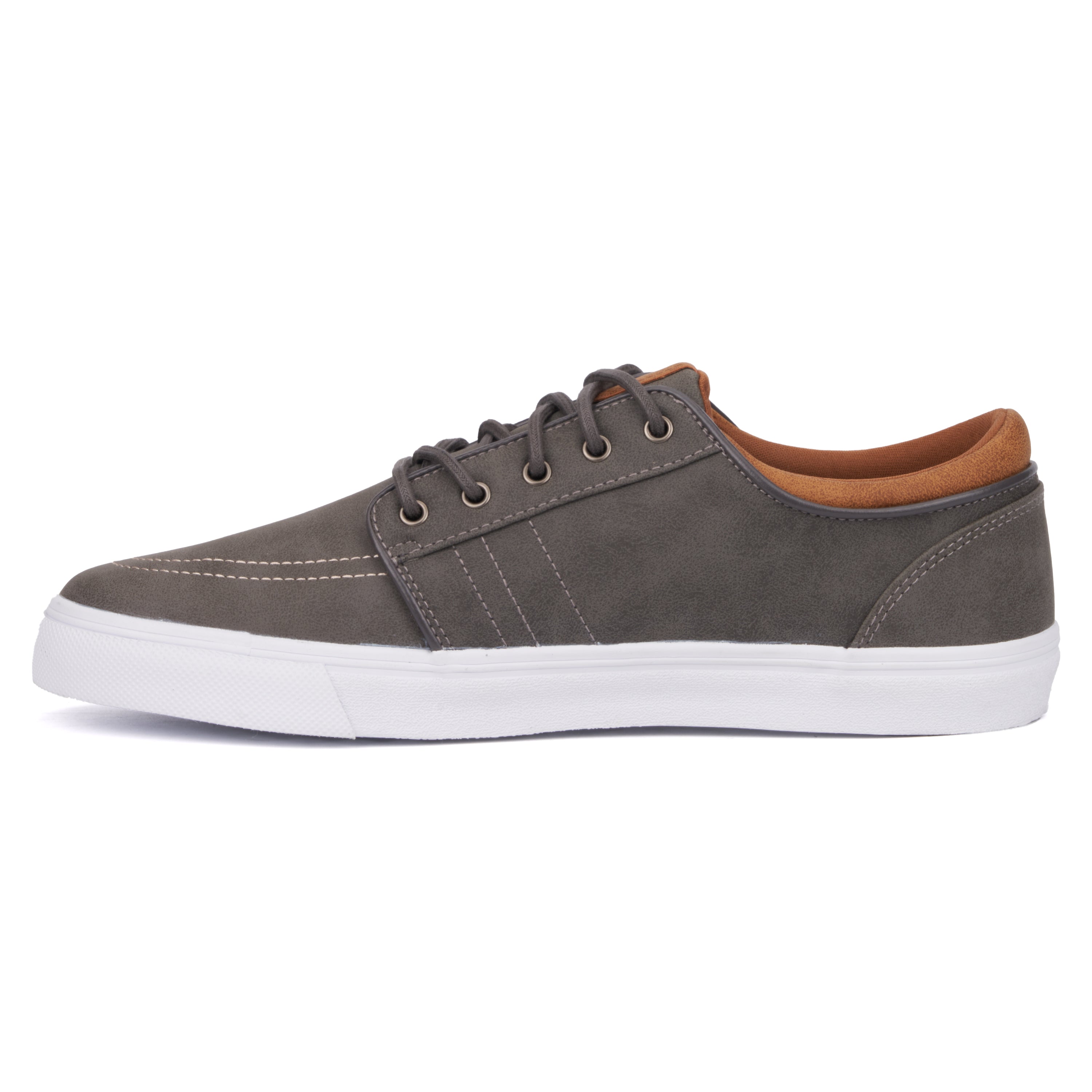  Reserved Footwear New York Men's Crosby Low Top Sneakers - Grey - Bonton