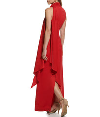 Ptd Velvet Side Tuck Bodycon Red