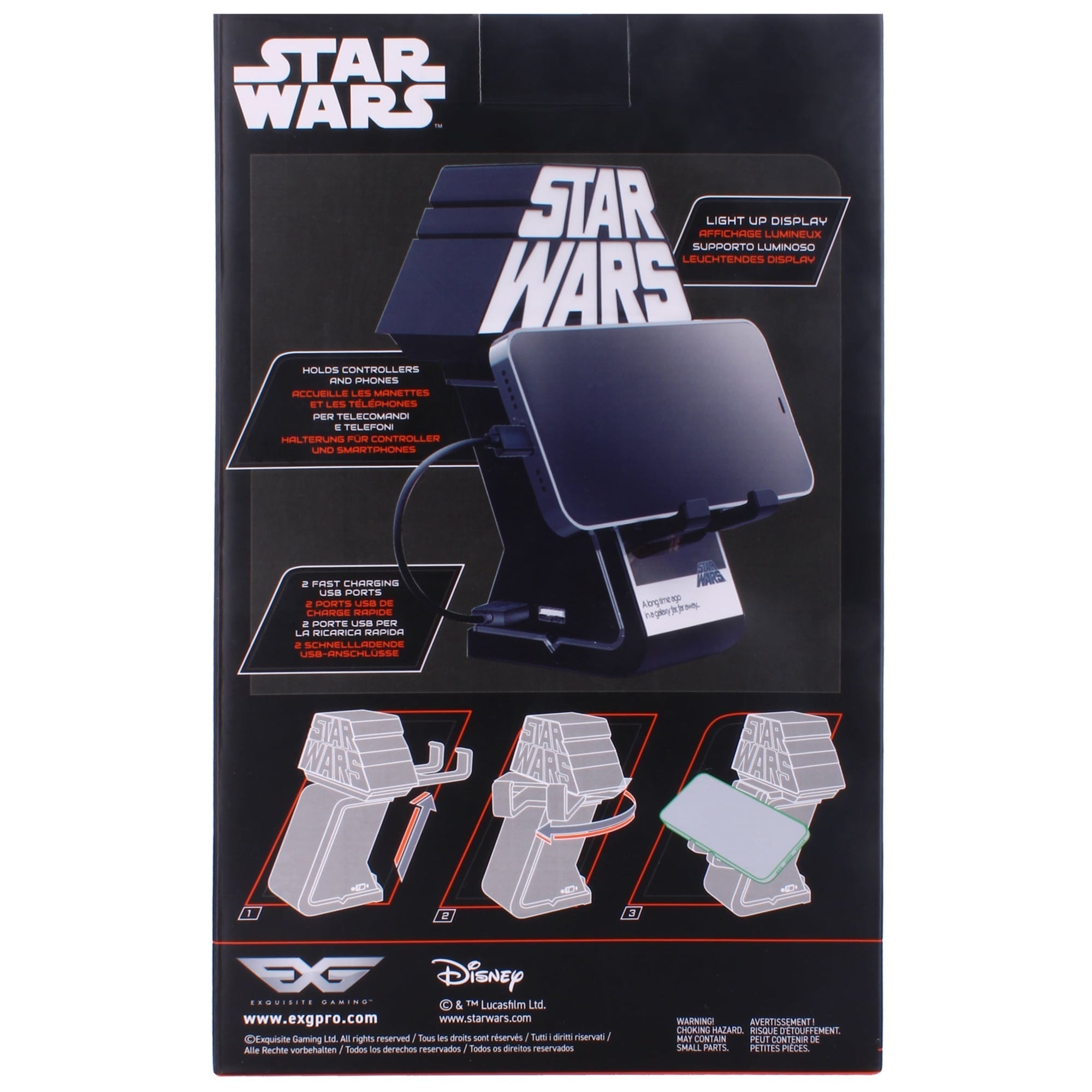 LED IKONS: Star Wars Classic Logo Phone & Controller Holder