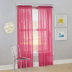 Circe Voile Sheer Rod Pocket Curtain Panel