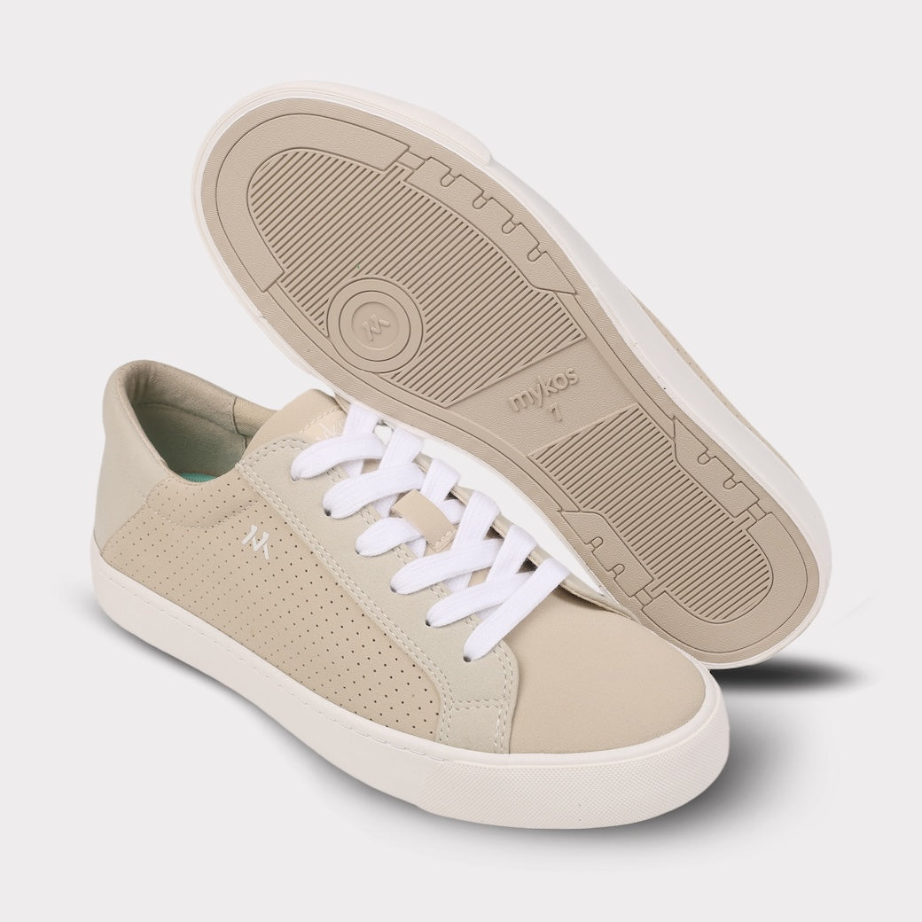  Mykos Vita Women's Lace-Up Shoe - Beige Perf - Bonton