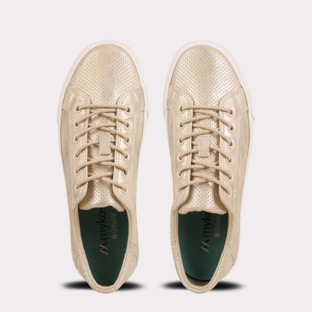  Mykos Vita Women's Lace-Up Shoe - Beige Perf - Bonton