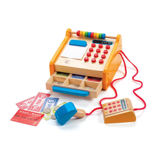 Hape Checkout Register Kid's Wooden Pretend Play Set