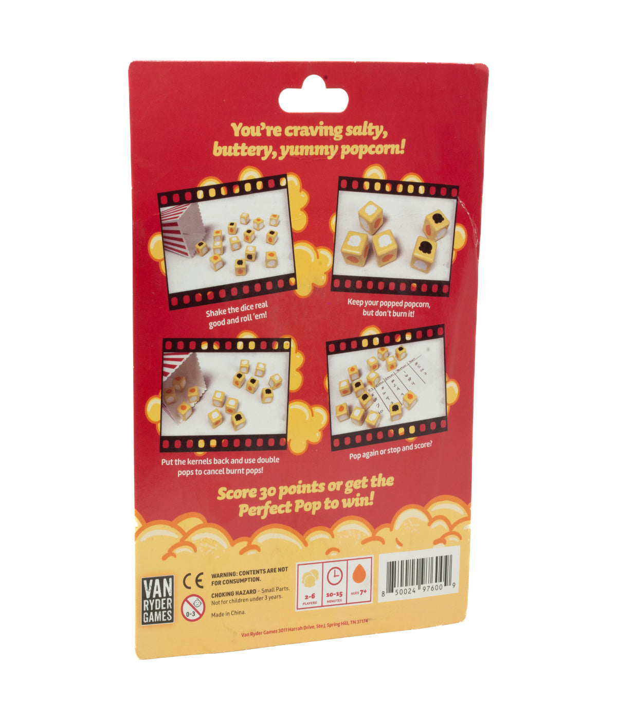  Popcorn Dice Multi - Multi - Bonton