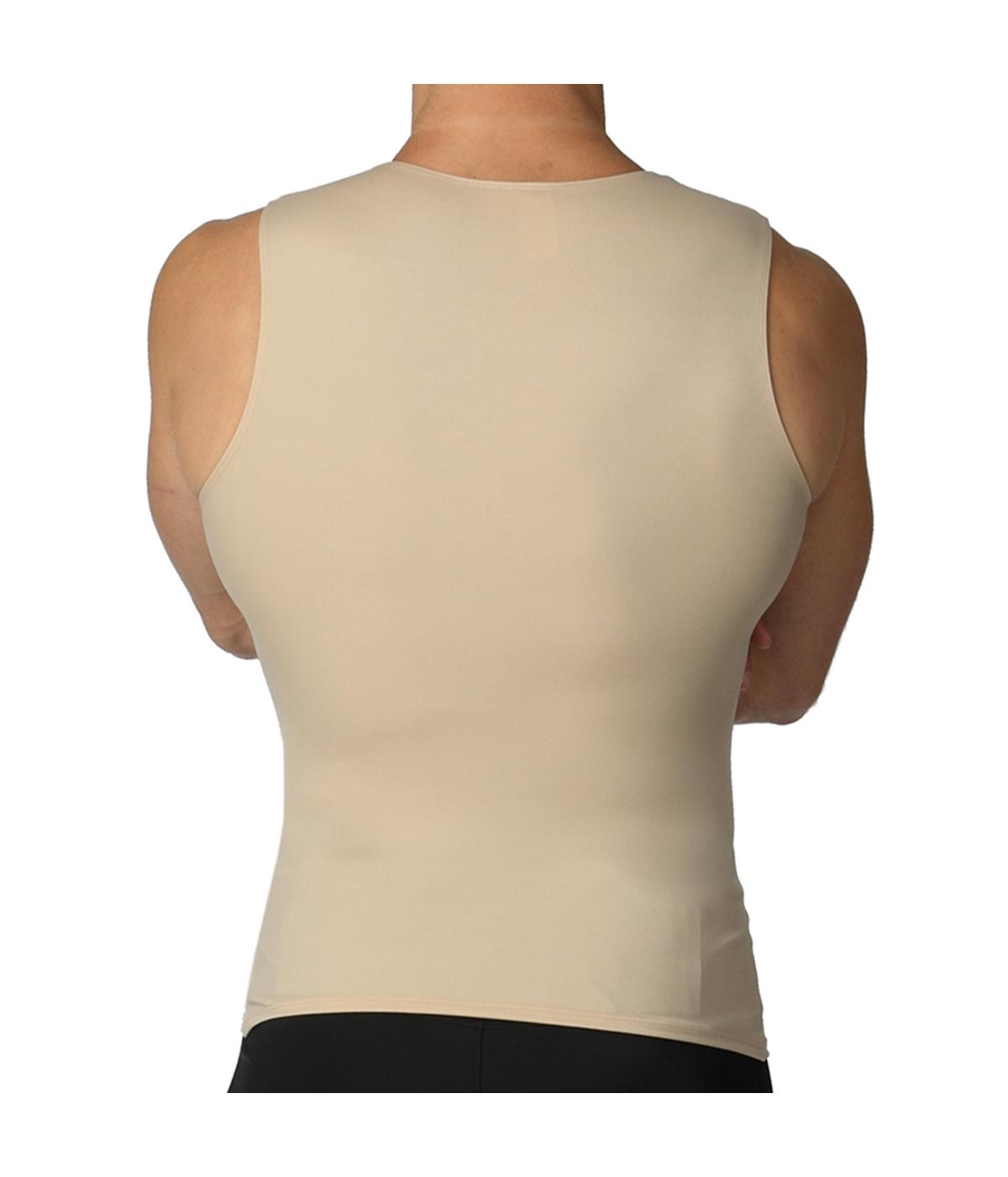  Insta Slim Men Sleeveless V-Neck Tank - Nude - Bonton