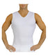  Insta Slim Men Sleeveless V-Neck Tank - White - Bonton