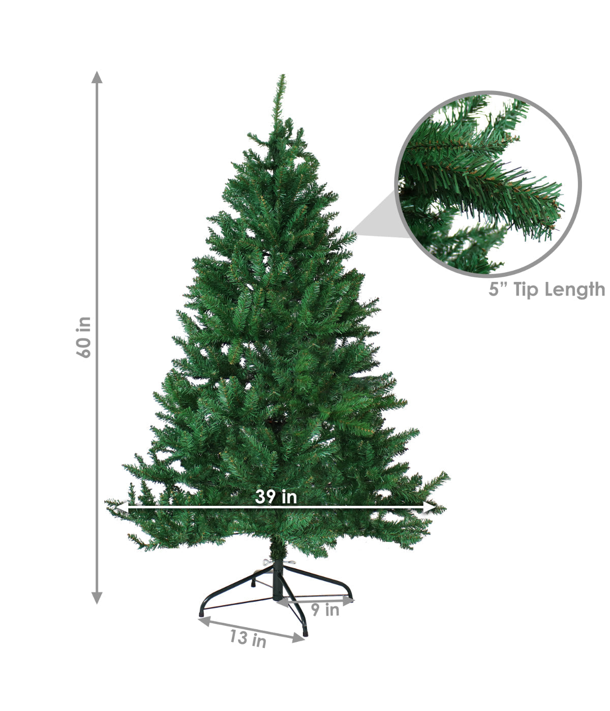  Sunnydaze Decor Slim Evergreen Unlit Faux Tannenbaum Christmas Tree - Green - Bonton