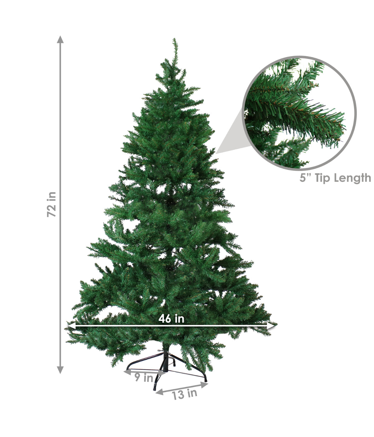  Sunnydaze Decor Slim Evergreen Unlit Faux Tannenbaum Christmas Tree - Green - Bonton