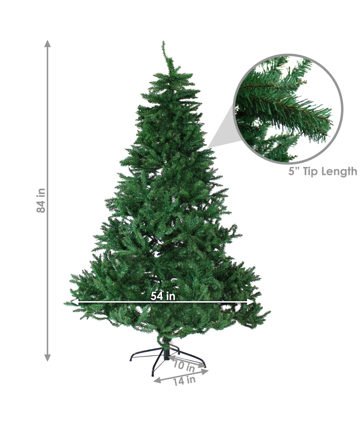  Sunnydaze Decor Slim Evergreen Unlit Faux Tannenbaum Christmas Tree - Green - Bonton