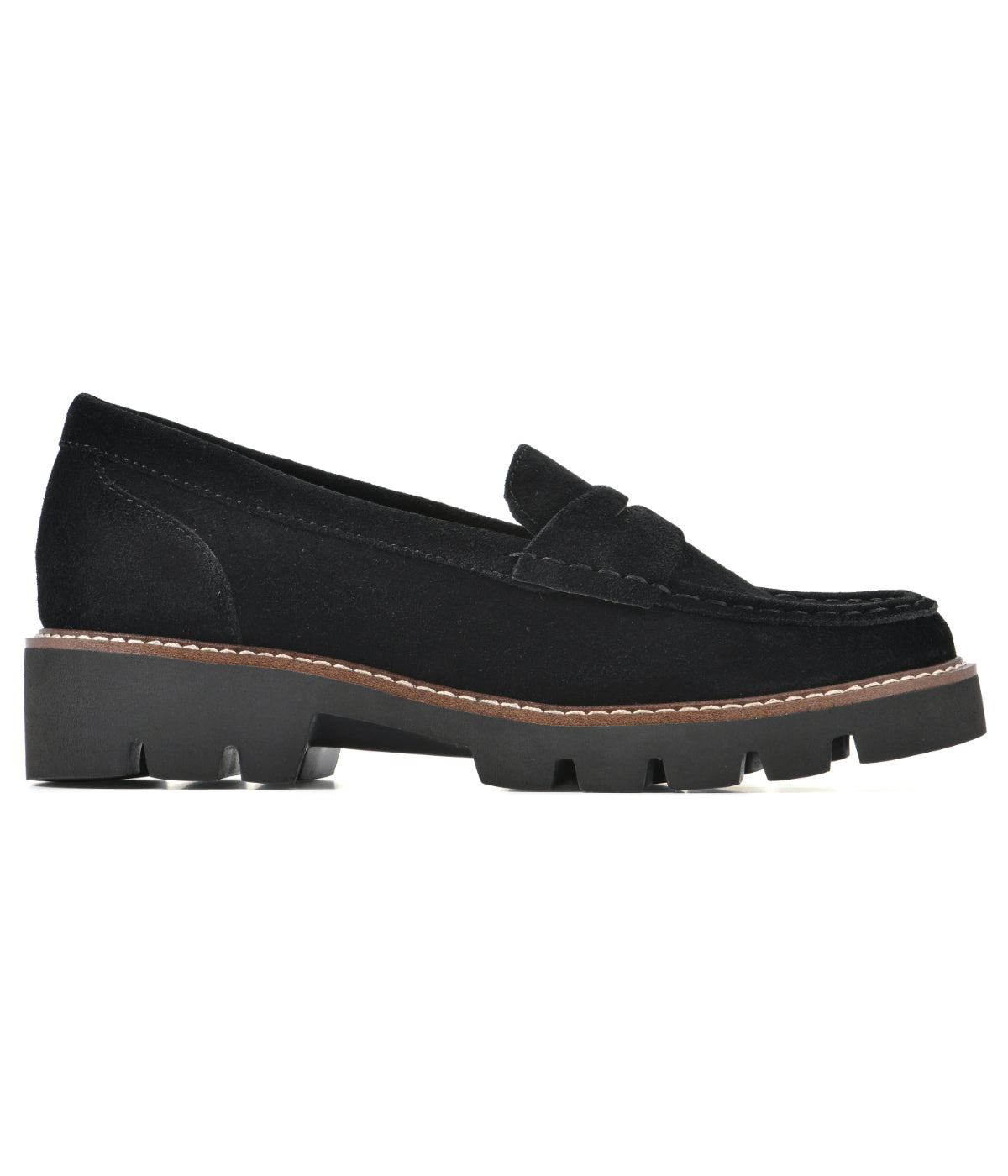  Gunner Lug Sole Loafers Black/Suede - Black/Suede - Bonton